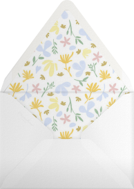 Floral Flutes - Paperless Post Envelope
