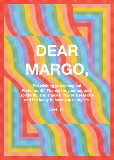 Rainbow Waves - Greeting Card by Paperless Post