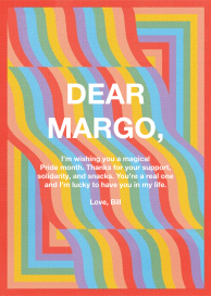 Rainbow Waves - Greeting Card by Paperless Post