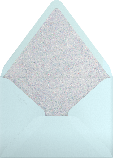 Snowflake Ribbon - Paperless Post Envelope