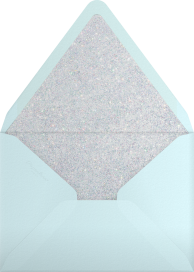 Snowflake Ribbon - Paperless Post Envelope
