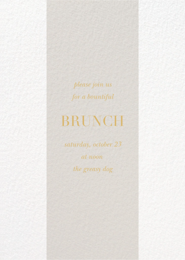 Classic Stripe - Party Invitation by Sugar Paper