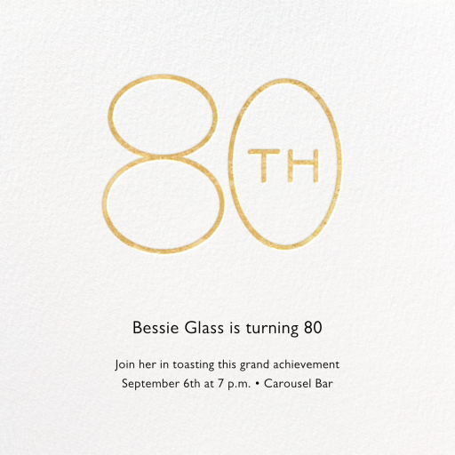 Decade - Birthday Invitation by Paperless Post