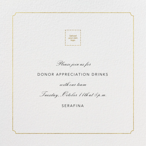 Indented Rounded Corners - Appreciation Event Invitation by Paperless Post