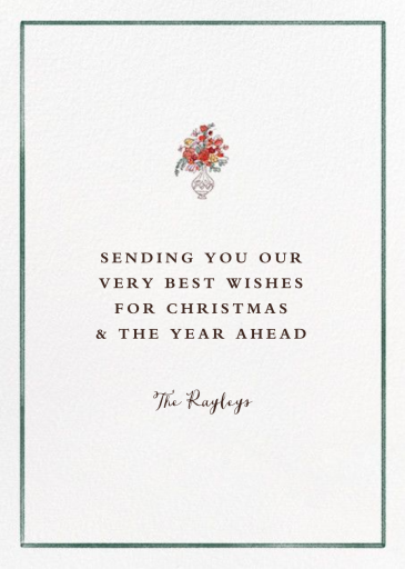Holiday Hall - Christmas Card by Paperless Post - Back