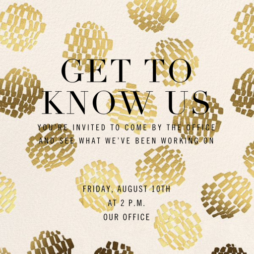 Cloisonne - Networking Event Invitation by Kelly Wearstler