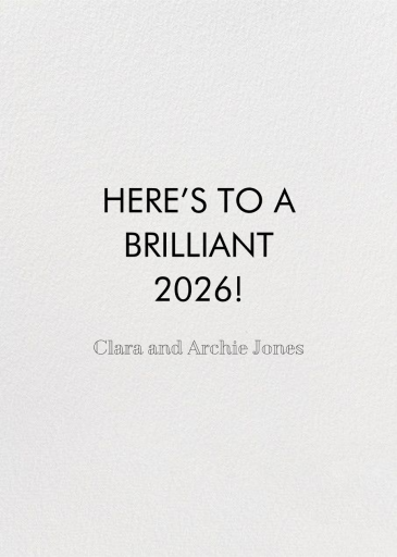 Peace Moderne - New Year's Card by Paperless Post - Back