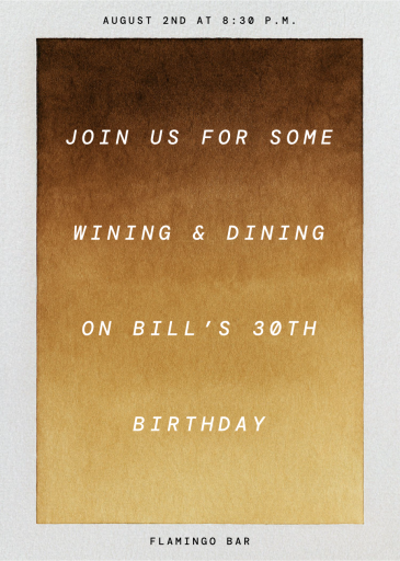 Soft Wash - Invitation by Kelly Wearstler