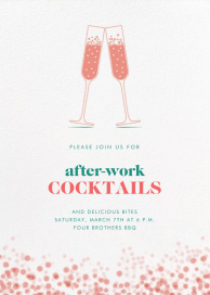 Double Bubble - Happy Hour Invitation by Crate & Barrel