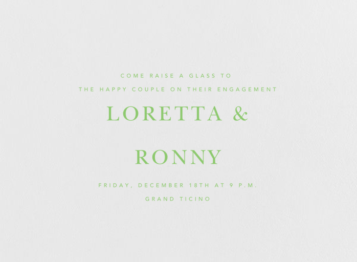 Wilcox - Engagement Party Invitation by Paperless Post