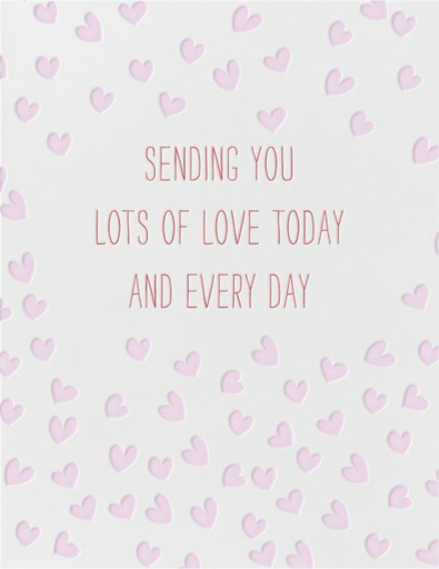 Sending Hearts - Love and Romance Card by Linda and Harriett