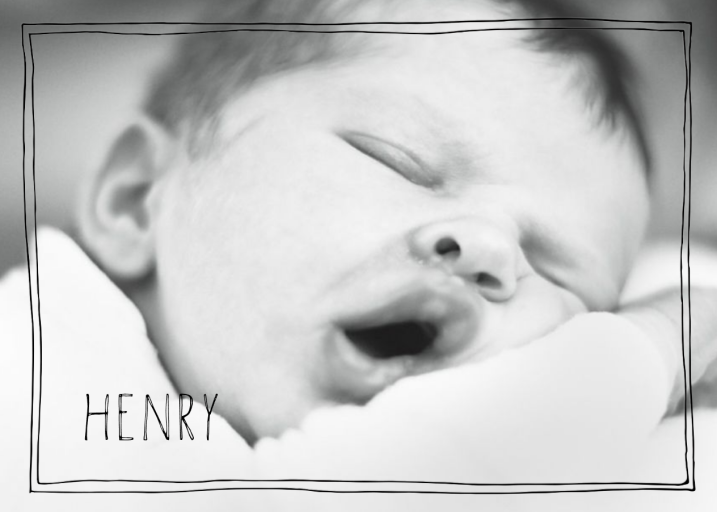 Double Hand Drawn Bordered - Stationery by Linda and Harriett